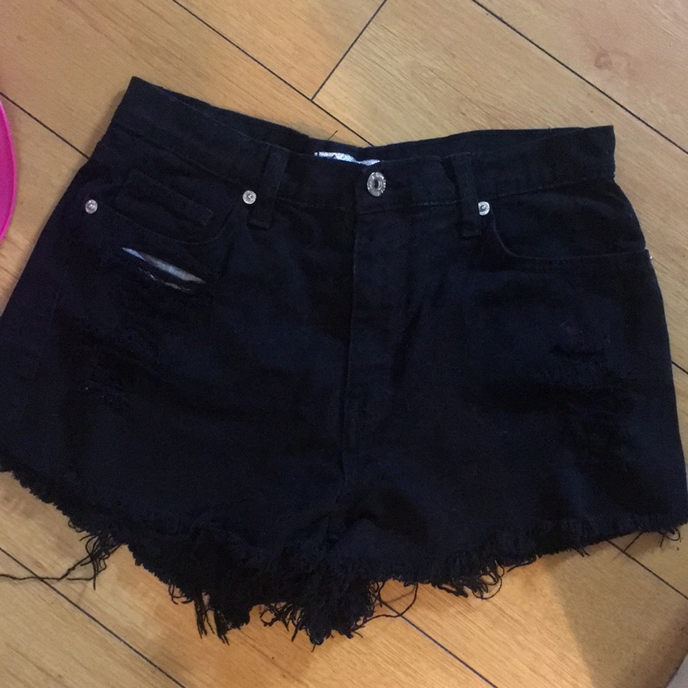 Black shorts